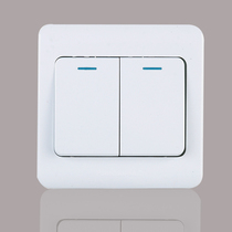 Shenzhen four-way Panasonic Rui View 86 Type 2 open two open single control power light switch Two double-linked panel buttons