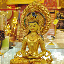 Nepal handmade buddha statue Gilt copper longevity Buddha Statue Gilt Copper Longevity Buddha Statue