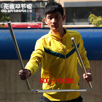 New martial arts performances stick sound stainless steel san jie gun san jie gun stainless steel san jie bian