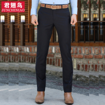 Jun winged bird mens trousers spring and summer self-cultivation youth work Business Leisure Professional Suit pants formal pants