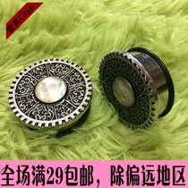 High quality new anti-allergic titanium steel solid ear expansion retro style ear expander earring ear jewelry 8-25mm