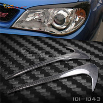 Imprets 9th generation modified special carbon fiber eyebrow decoration eyebrow headlight eyebrow stickers a pair of spot