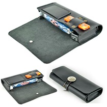 Black Hand Cigarette Packs Pure Cow Leather Handmade Head Layer Cow Leather Real Leather Bag Silk After the Price Hike New Product