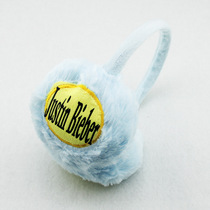 Justin Bieber name logo padded velvet warm earmuffs