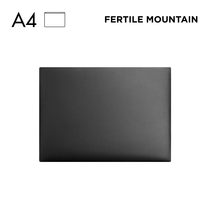 Liangshan open file bag A4 file set Plastic folder Simple business black and white custom logo transparent protective case