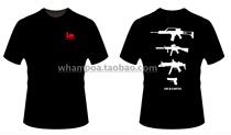 WHAMPOA Whampoa army fan slim version black German HK company HecklerKoch famous commemorative T-shirt
