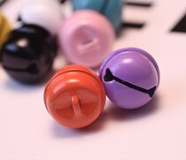 20MM color DIY jewelry accessories material pure copper bell mixed bright color small Bell bracelet Bell Bell ankle chain