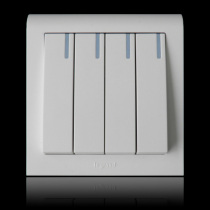 TCL Legrand 86 switch socket wall panel (K5 classic white Series) four open single control switch