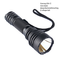 Convoy C8 Black XPL HI White Neutral Light Coated Lens DTP Copper Flashlight