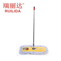 Ruilida 60cm property hospital dust push public places large mop cloth push flat drag self-twisting mop