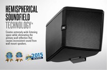 JBL Control HST 5 25-inch wide angle covered wall-mounted speaker dual treble waterproof