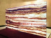 Pervious to light cloud slate imitation natural jade entertainment venue lighting decoration materials light film manufacturers batch