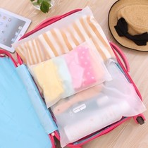 Travel storage bag Clothes finishing bag Waterproof sealing bag Clothing luggage storage bag Self-sealing bag Sealing bag