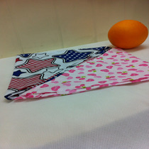 Bunbile baby baby pure cotton cloth multipurpose triangle towel with two pieces 3708