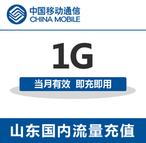 Shandong Mobile national traffic recharge 1G mobile phone traffic package traffic card automatic recharge