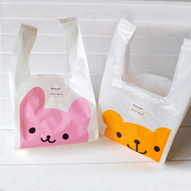 Rabbit bear smiley face Horse bag gift bag plastic bag 50 Price