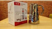 YAMI Yamie Italian Moka jug 304 Stainless Steel Italian type Coffee appliance to punch a coffee maker Home