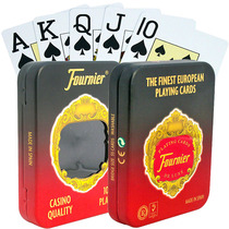 Texas playing cards special Spanish Fournier double-sided frosted all plastic pvc waterproof washable big card