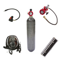 Carbon fiber cylinders 6 8L carbon fiber cylinders Air respirator cylinders Fire respirator spare high pressure cylinders