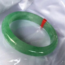 Myanmar natural A goods jade and full of green chaise bracelet Jade delicate moisture ice permeable belt certificate KX013