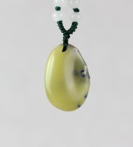 Blue Star Frozen Pendant Pendant Delicately Natural Chihara Green Fields Stone Engraving Beauty and Dress Neck Accessories for Makeup Gifts