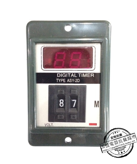 High quality ASY-2D digital display time relay AC110V 220V DC24V 99S 99M All have