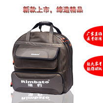 Oxford cloth shoulder fish protection bag three-layer thick waterproof fishing bag outdoor backpack fishing fishing gear bag fishing protection bag