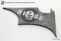 Soldiers eight feet DA77037 1 6 brick and stone pavement scene without RISE letter spot