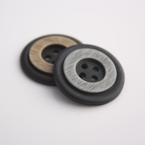 Large coat button button male and female upscale suit West suit button resin four-eye jacket sweater jacket twist clasp