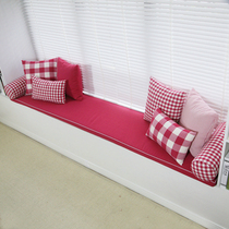 Customized thick high density sponge mat floating window mat card seat shoe cabinet insole cushion window sill mat custom red