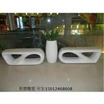 Indoor FRP European Seat Sculpture Resin Sculpture Fashion Seat Hotel Home Art Decoration Engineering