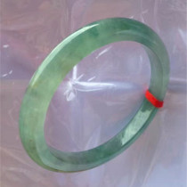 Myanmar natural old pit jade jade bracelet high ice type chaise longue bracelet female counter with certificate KX003