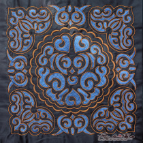 Qianqiusai (Deep Sea Blue)-Miao Totem Embroidery National Characteristic Handmade Accessories Embroidery