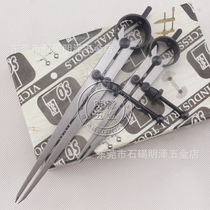 Spring-type machine-cut compasses leather leather leather furniture woodworking spacing scribe gauge 4 inch 6 inch 8 inch 10 inch drawing line gauge