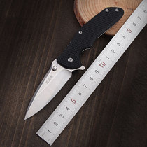 Three-edged wood 7099 outdoor multi-functional folding knife folding knife field self-defense portable knife Fruit knife
