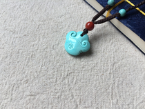 Ruyi original mine turquoise retro neck chain first encounter special no fold