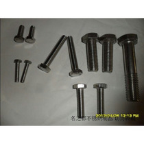 904 904L 2520 and other stainless steel hexagon screw bolts non-standard custom-made