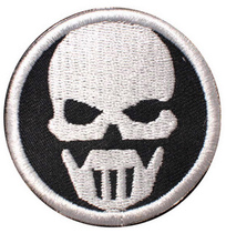 Skull Small Circle Octopus Octopus Octopus Arms Zhangu Cloth Applic With Embroidered Labeling