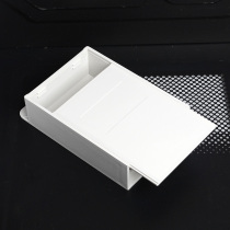 Monitoring power supply Waterproof box row plug rainproof box Plastic plastic outdoor adapter socket protection box Drawer type white