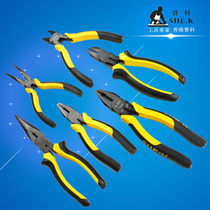 SECCO wire pliers Pointed nose pliers Oblique mouth pliers Vise labor-saving wire pliers Shear pliers Black matt