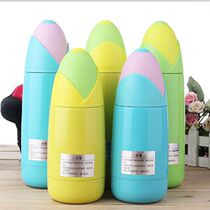  Boens stainless steel corn thermos cup Childrens vacuum bullet water cup men and women cute creative water cup