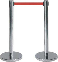 Wholesale stainless steel 2 rice railing guardrail isolation with fence fence red green blue and black Hotel Shopping Mall