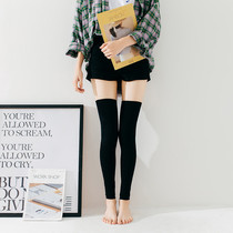 Cotton straight knee brace socks autumn and winter Korea dance yoga warm leg hedge knee pile stockings women