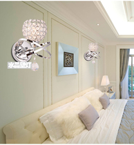 Crystal simple modern wall lamp Bedroom lamp Study lamp Living room lamp Aisle Creative crystal wall lamp