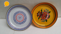 22cm eight treasure plate yellow and white two kinds