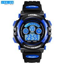 Cool luminous childrens watch boy waterproof electronic watch primary school boy 8-13 years old outdoor sports chronograph