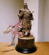 Achen wood carving Guan Gongyi Bo Yuntian Hengao Guan Di Guan Yunchang character Carving