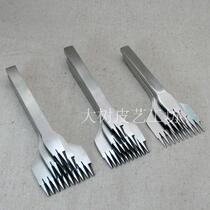 Leather Art Leather Sculpture Tool White Steel Method Decapitated Flat Decapitated 3 38-3 85 Spacing