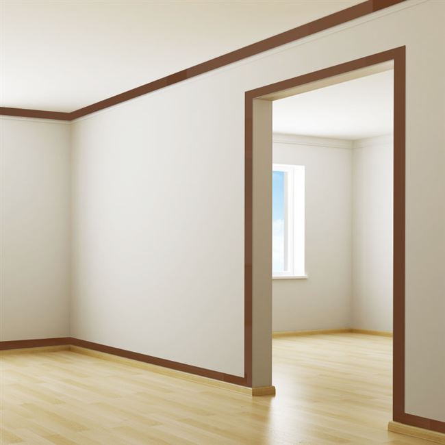 Waist line decoration living room home ceiling TV bar background wall Acrylic mirror wall sticker Self-adhesive 3D three-dimensional wall sticker