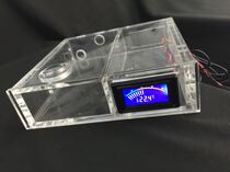 XH Water Cooled Computer Water Cooled Single CD Driver Tank Thermometer Tank Monolayer CD Driver Water Tank Acrylic Tank